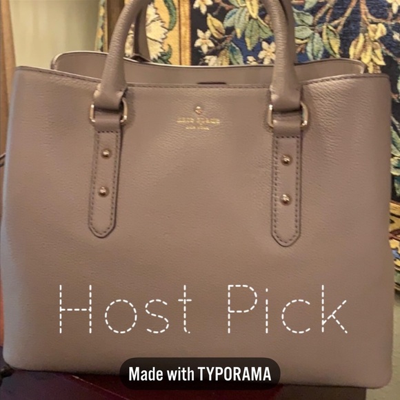 30. 🎉HP🎉 Kate Spade Satchel / Handbag in Taupe - Picture 1 of 13